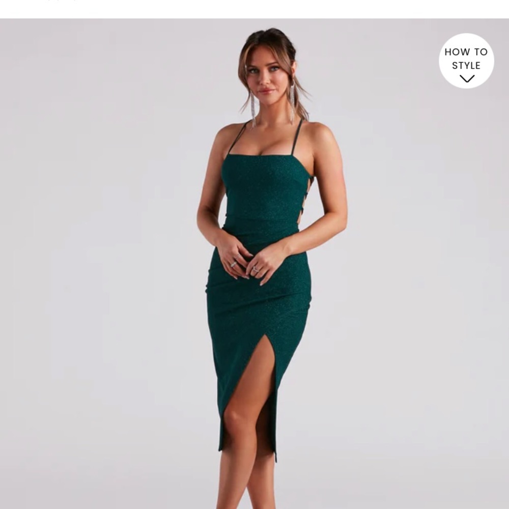 Windsor evening midi dress